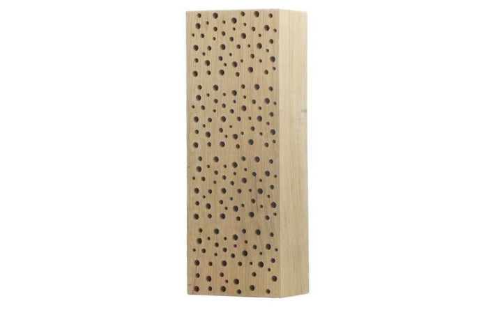 Nistblock Hartholz Insekten Nisthilfe 40cm