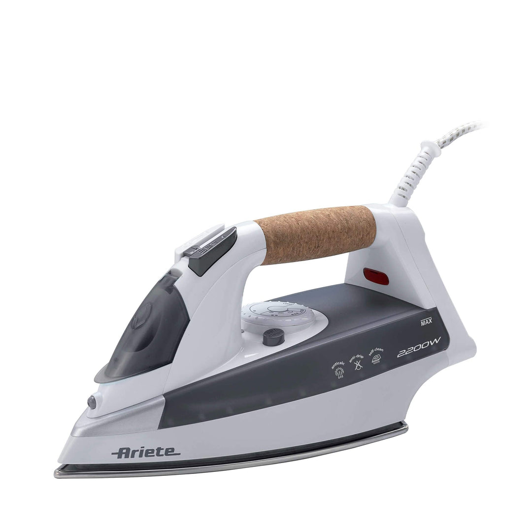 Ariete Dampfbügeleisen 6232 Bügeleisen 2200 W, Tankinhalt 300 ml Grau, Grau