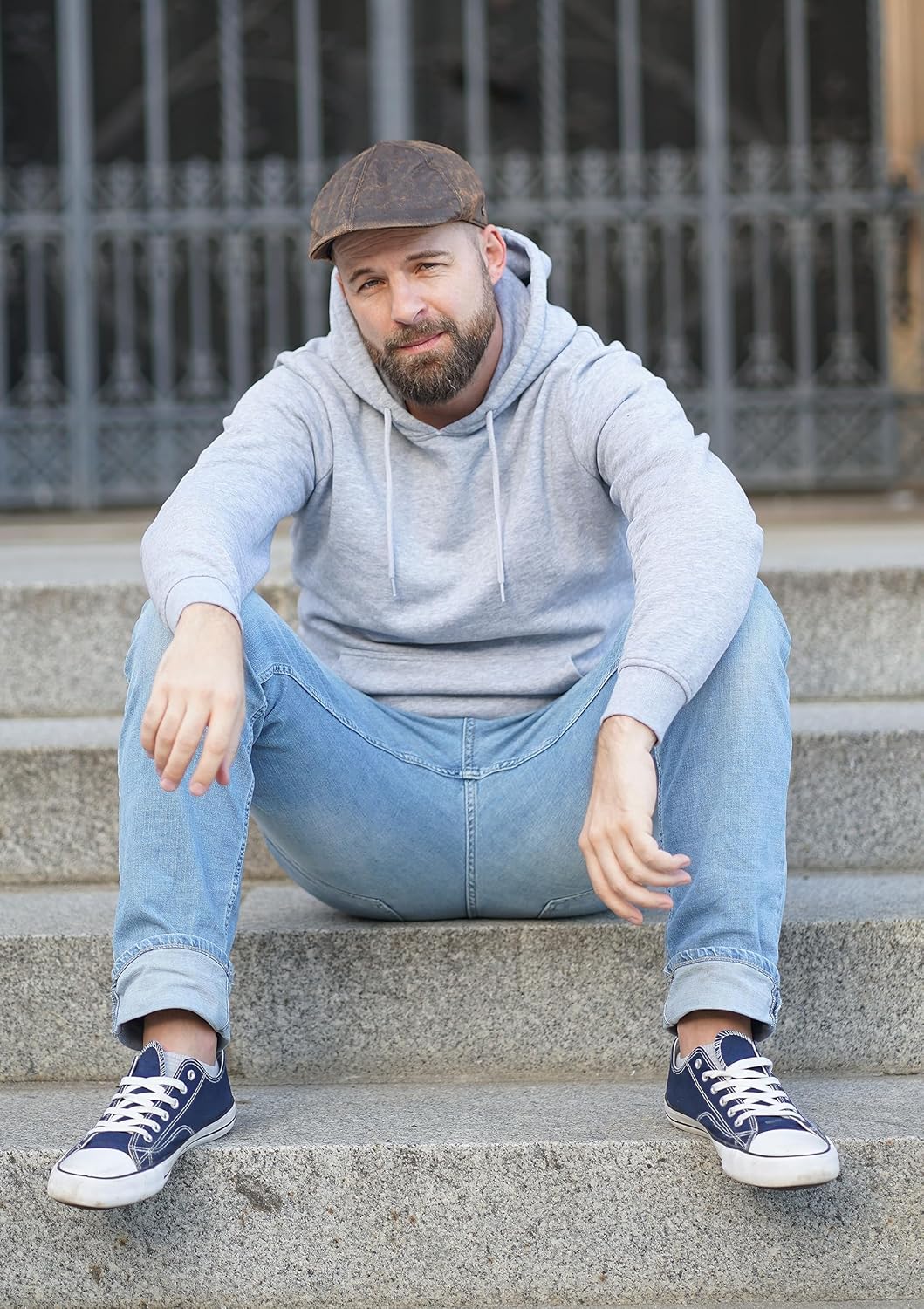 Flatcap Herren – Schirmmütze Schiebermütze - Mütze mit Baumwollfutter - Herbst/Winter – WEROR-414.1