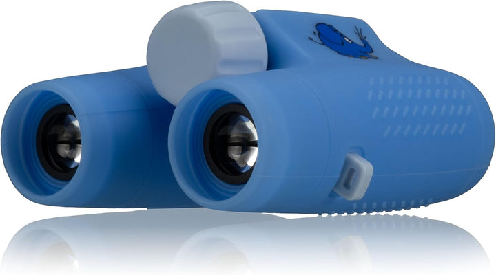 DieMaus 6x21 Kinderfernglas mit Beutel - Robustes und leichtes Fernglas für kleine Entdecker blau, b