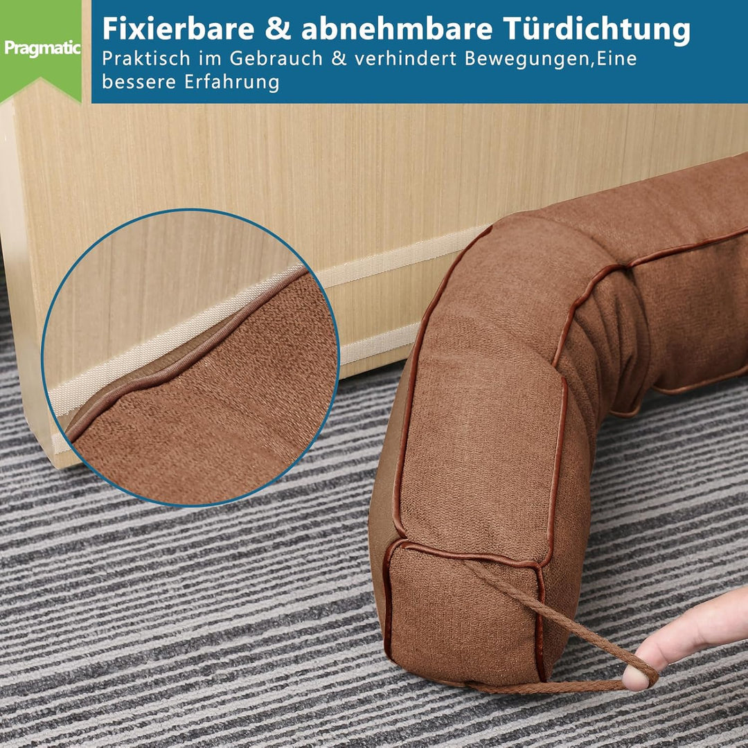 HooTown Zugluftstopper für türen, 97cm Schwerer Zugluftstopper tür Zugluftstopper Windstopper Türluf