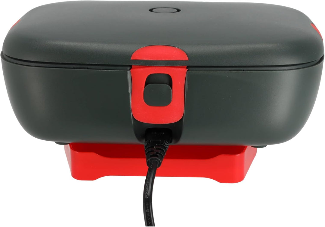 FAITRON HeatsBox Style+, Elektrische Lunchbox, Warmhaltebox, zum Erhitzen von Speisen, Unterwegs, au