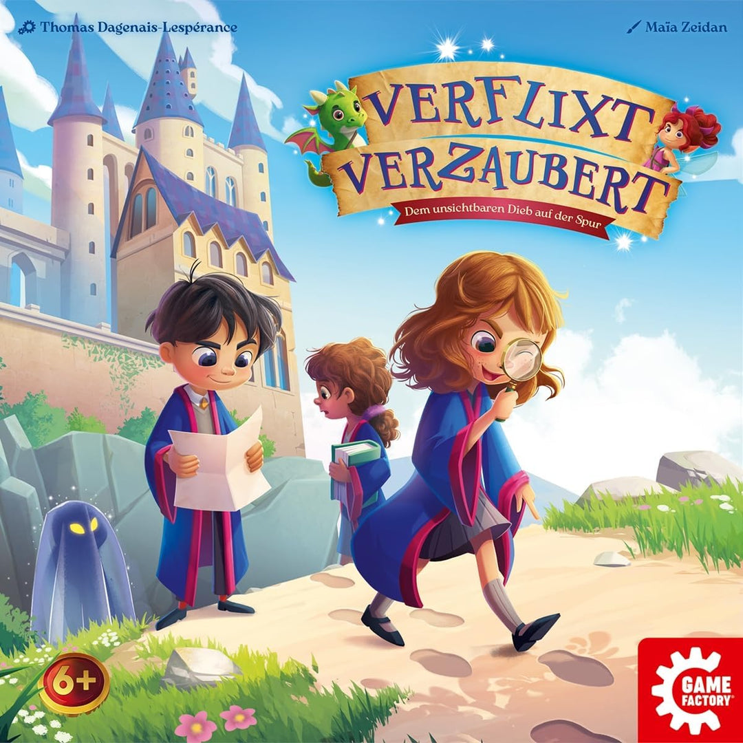 Game Factory 646030 Verflixt Verzaubert, das magische Deduktionsspiel und Würfelspiel für Kinder, ko