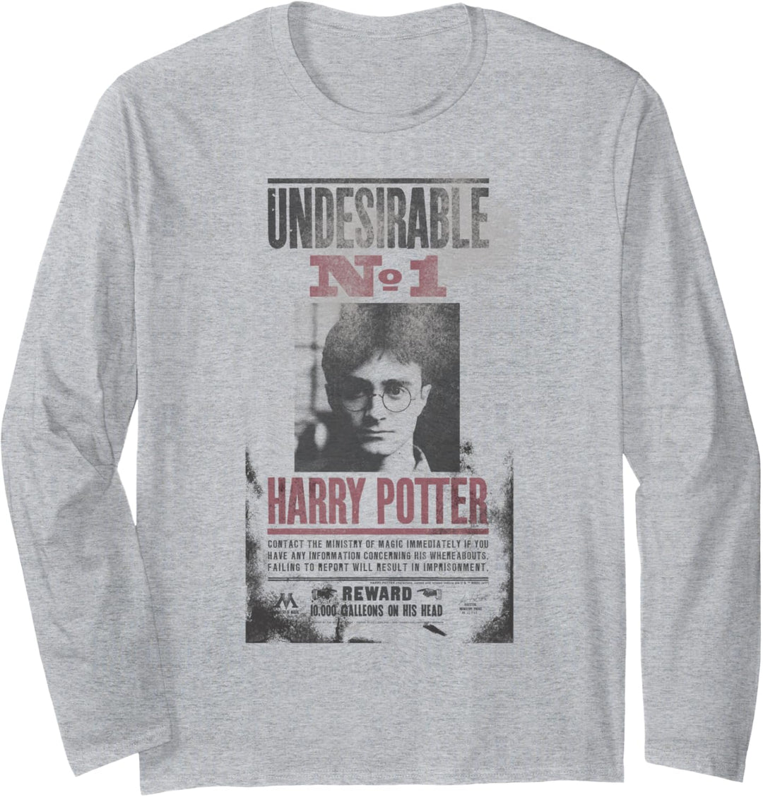 Harry Potter Undesirable No 1 Distressed Langarmshirt