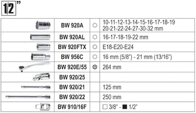 Beta - BW 903E/C170 Sortiment mit 74 Sechskant-Einsätzen, 42 Schraubendreherbits, 30 Schraubendreher