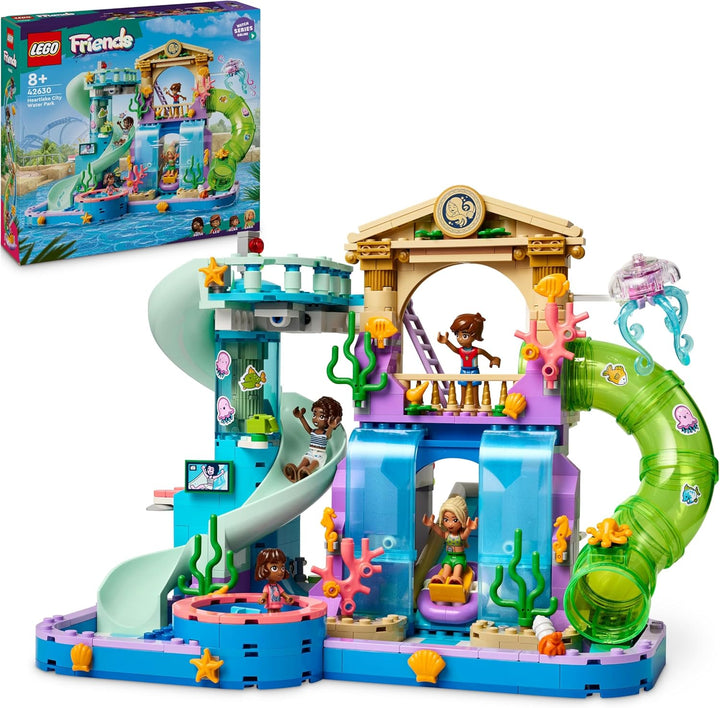 LEGO Friends Heartlake City Wasserpark, Outdoor-Spielset für Mädchen und Jungen ab 8 Jahren, kreativ