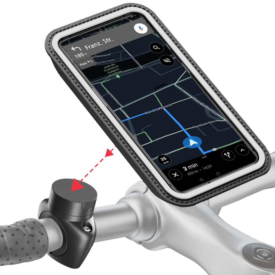 Shapeheart französische Innovation, magnetische Fahrrad-Telefonhalterung Pro mit abnehmbarer wetterf