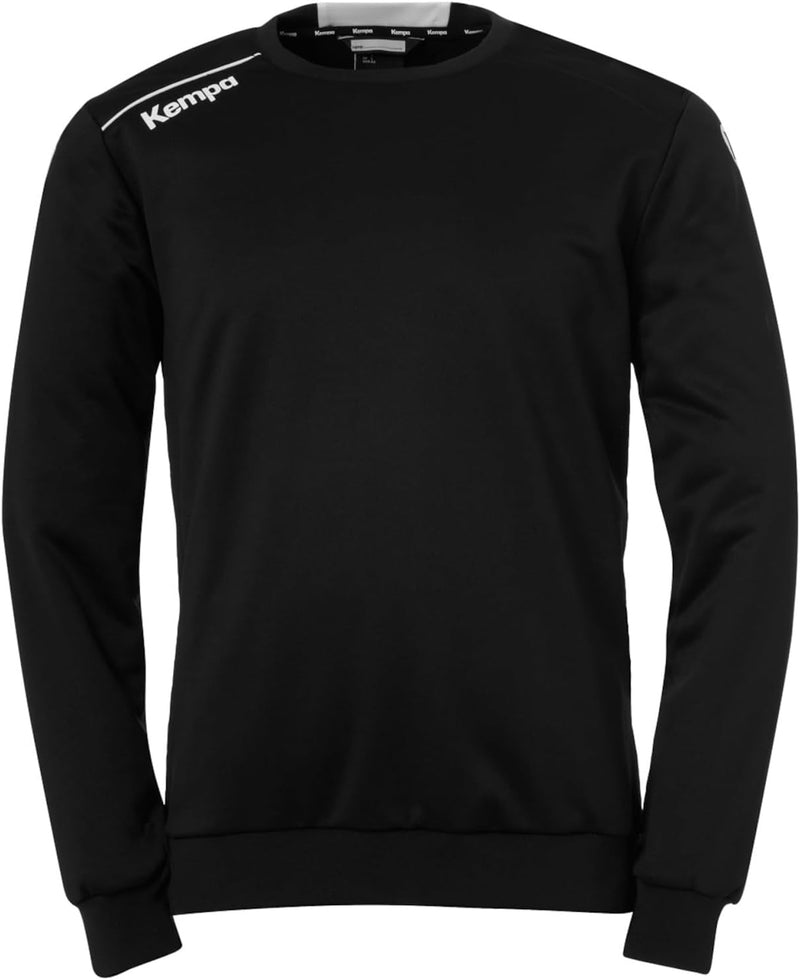 Kempa Herren Player Training Top Tshirts, schwarz/weiss, XL