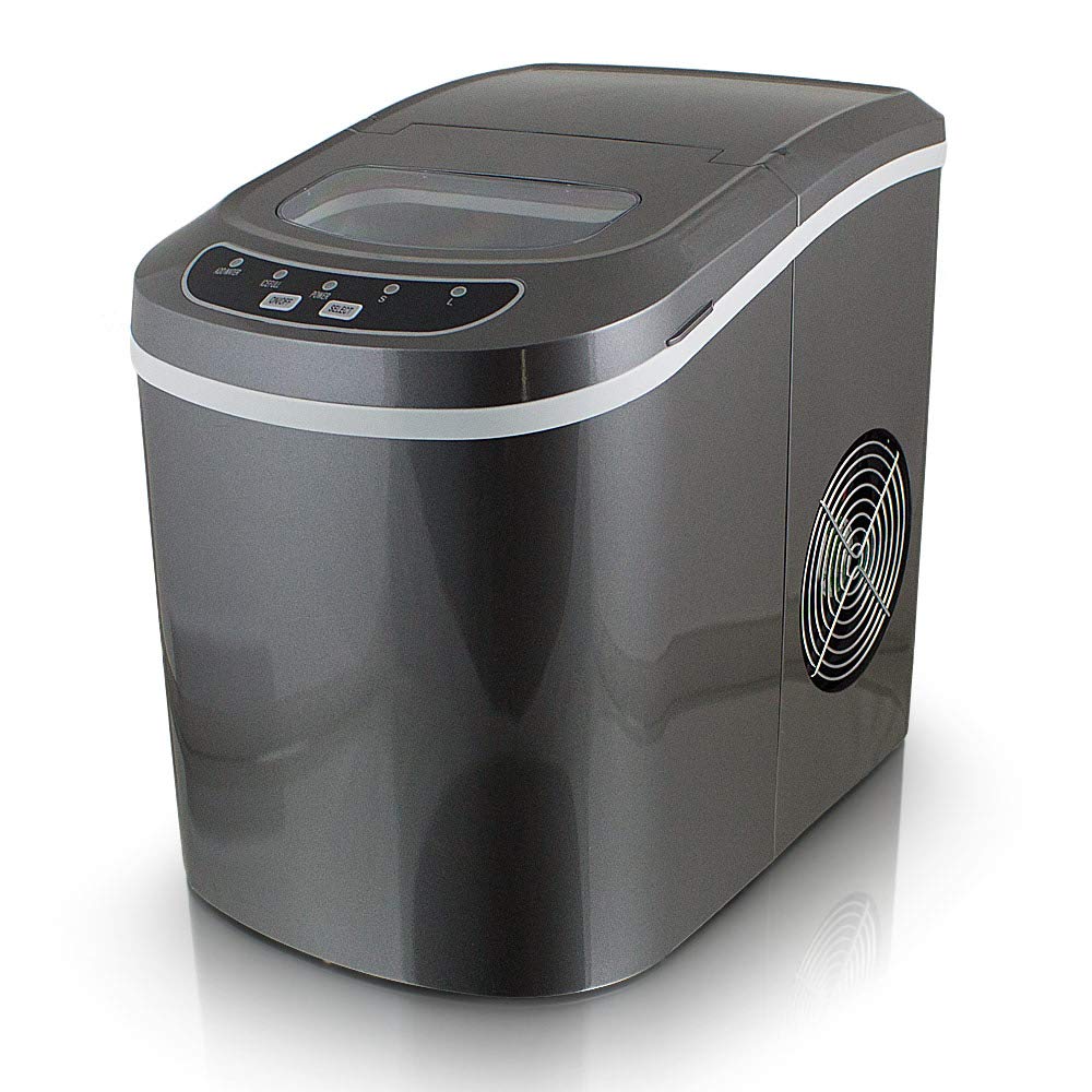 Eiswürfelmaschine Eiswürfelbereiter Eiswürfel Ice Maker EIS Maschine Icemaker, Dunkelgrau