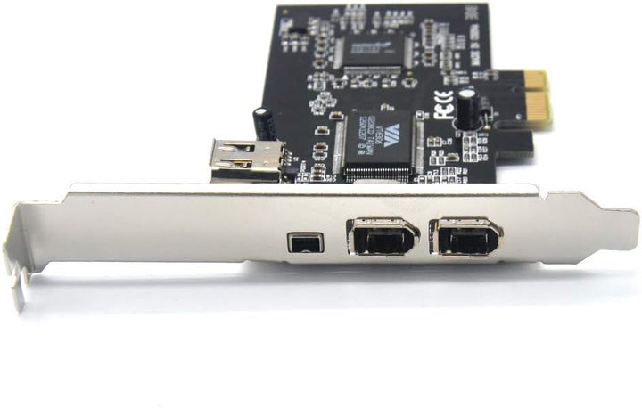 Padarsey PCIe 3 Ports 1394A Firewire Erweiterungskarte, PCI Express (1x) auf externe IEEE 1394 Adapt
