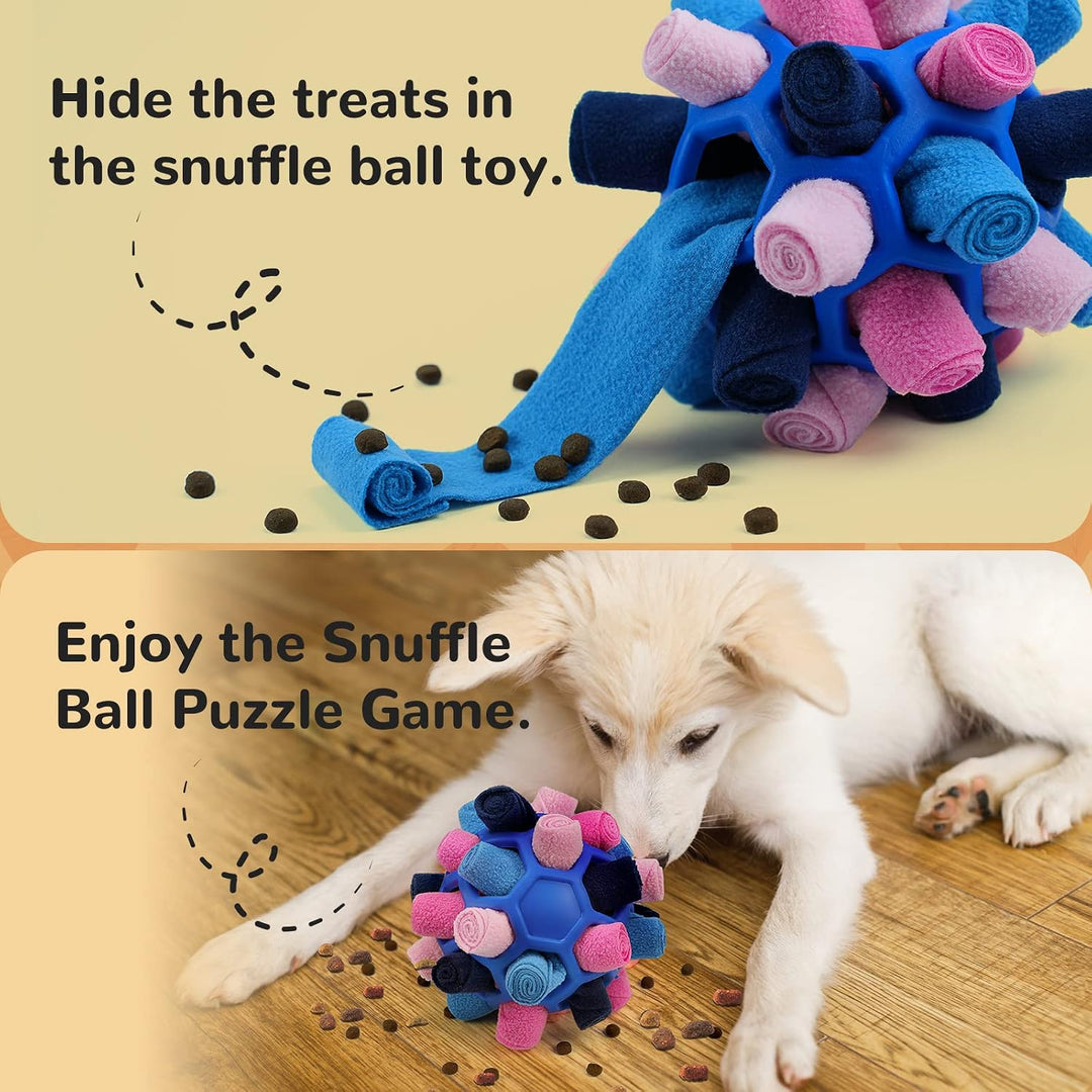 Schnüffelball für Hunde, Schnüffelteppich Schnüffelspielzeug Interaktive Hundespielzeug tragbarer Ha
