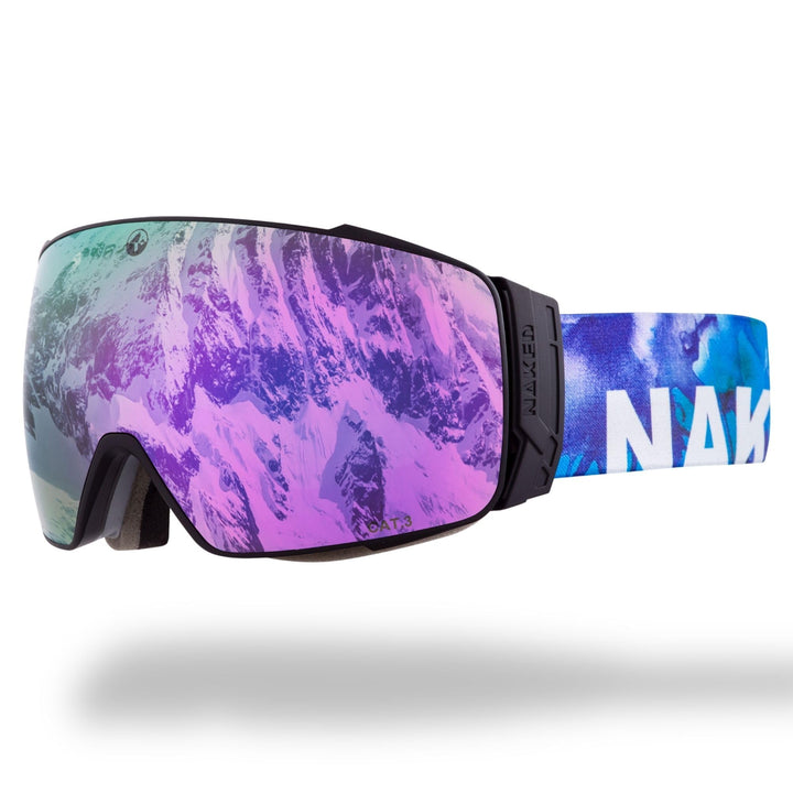 NAKED Optics The STORM Skibrille Männer, Ski Brille Frauen, Snowboardbrille, Skibrille mit Wechselgl