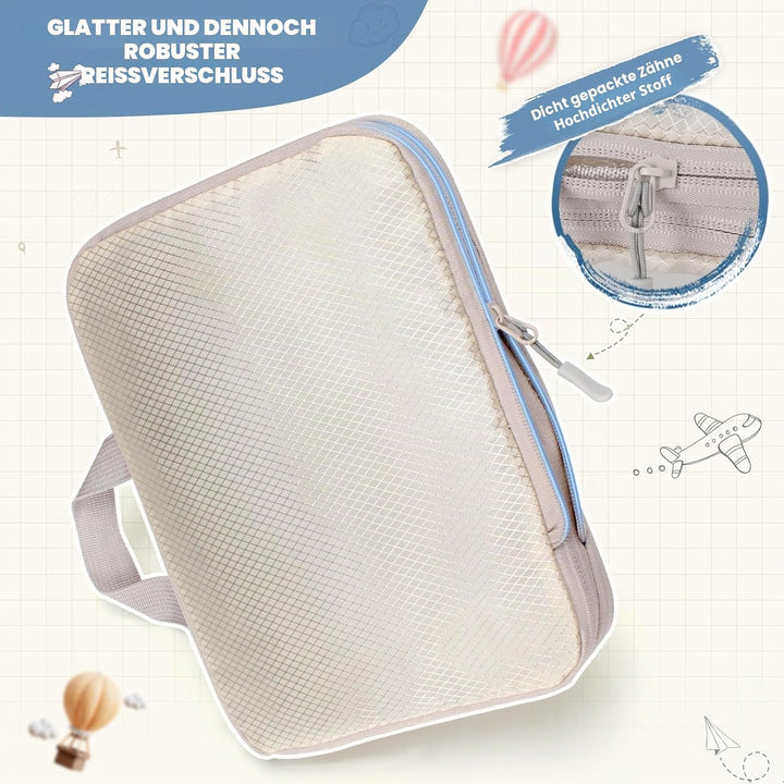 Kompressionstaschen für Koffer, Large Packwürfel für Suitcase, Wasserdichte Reise Kompressionsbeutel