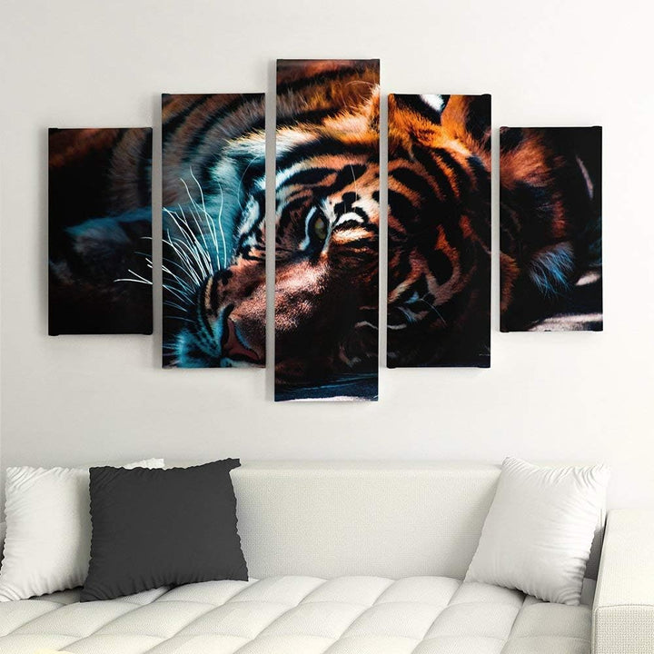 Feeby. Wandbild - 5 Teile - Deco Bild, gedrucktes Bild, Foto, Deco Panel, XXL, 5-Teilig, Typ A, 250x