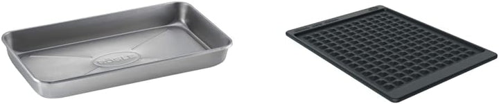 RÖSLE Barbecue Universalschale PRO, Hochwertige Edelstahlschale mit hohem Rand zum Marinieren & Abla