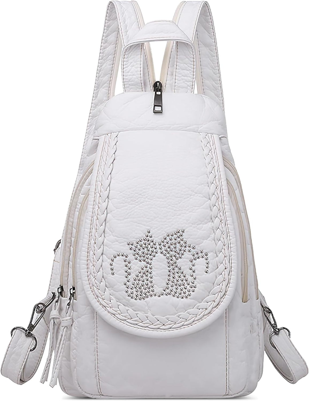 DIRRONA Rucksack Damen Beiläufig Kleine Brusttasche für Damen Multifunktionale Reise Wasserdicht Sch