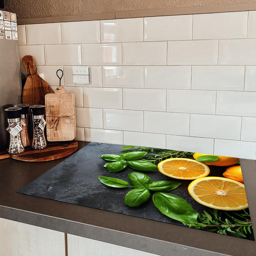 KitchenYeah© Herdabdeckplatte Einteilig Induktionsmatte Küche Abdeckung Ceranfeld Herd Abdeckplatte
