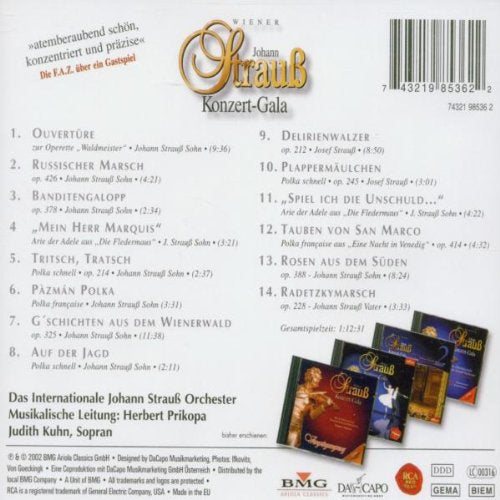 Wiener Johann Strauss Konzert-G, Audio-CD