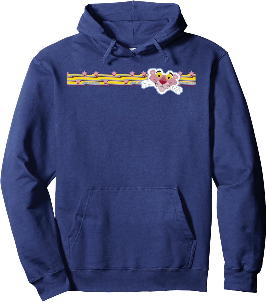 The Pink Panther Star Stripe Patch Pullover Hoodie