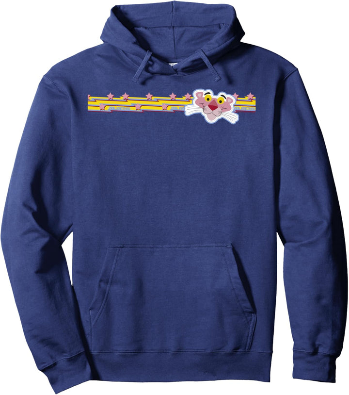 The Pink Panther Star Stripe Patch Pullover Hoodie