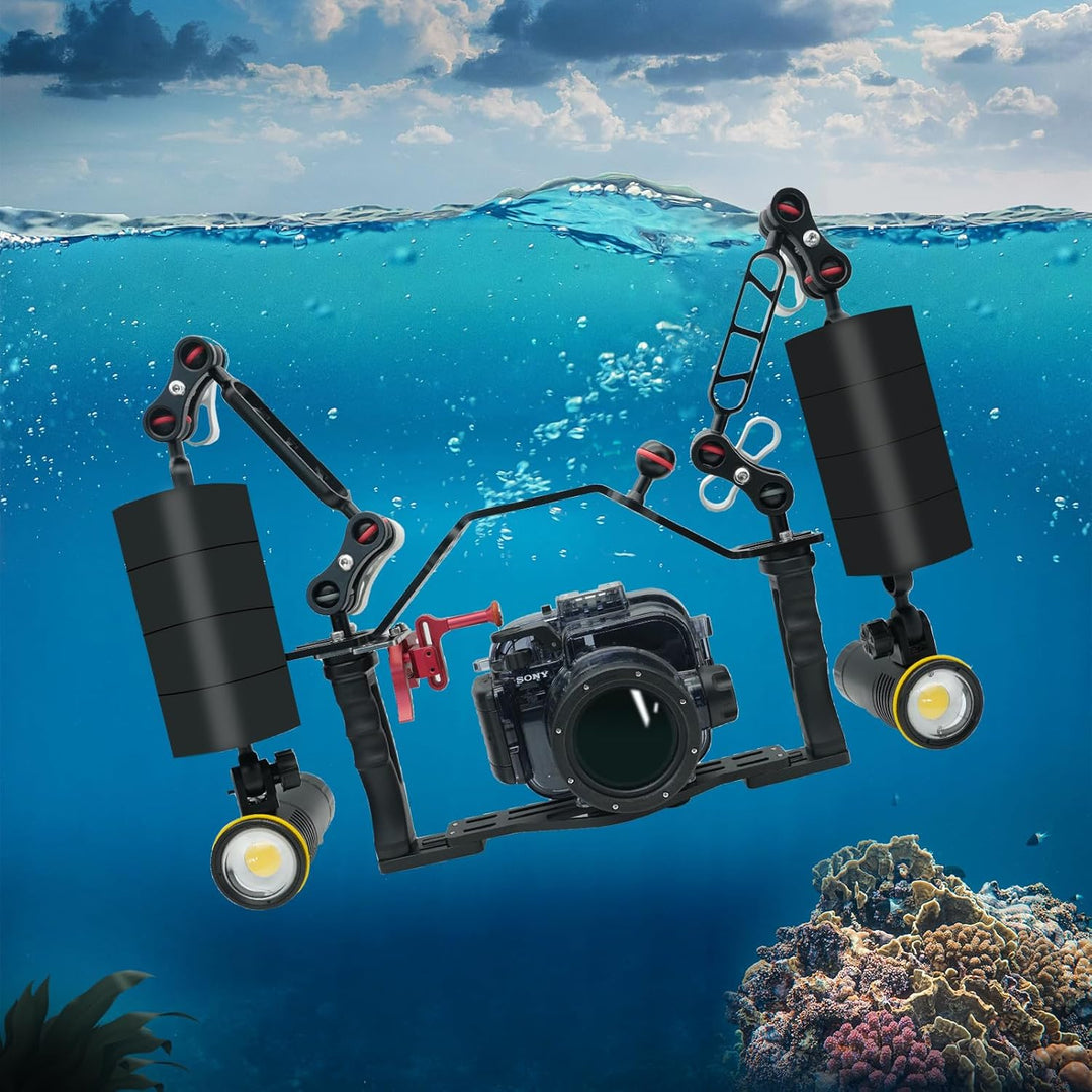 nitescuba FAXS Jumbo Float Kit Auftriebsschwimmer für Ultralight/INON/Sea&amp;Sea Arms/WEEFINE/NITESCUBA
