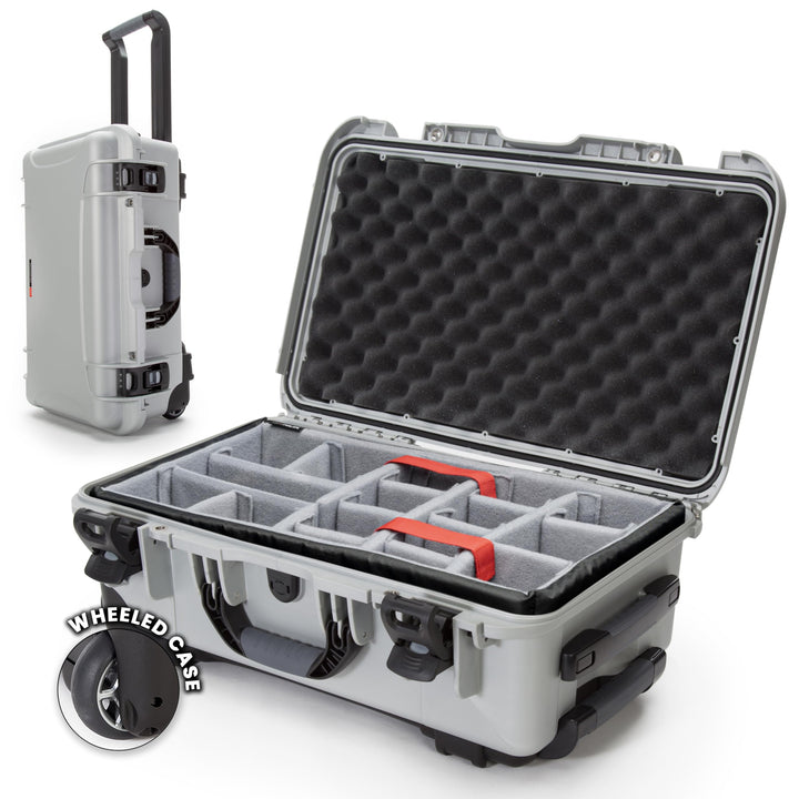 Nanuk 935 Wasserdichter Hartschalenkoffer Mit Gepolsterten Trennwänden - Silber Einheitsgrösse Silbe