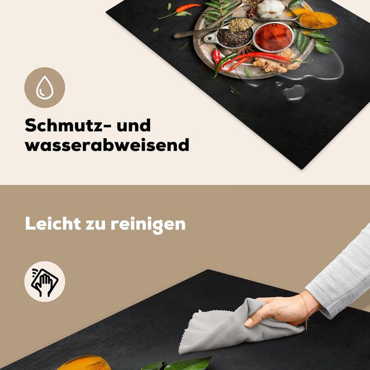 KitchenYeah© Herdabdeckplatte Einteilig Küche Ceranfeld Abdeckplatte Cerankochfeld Abdeckung Indukti