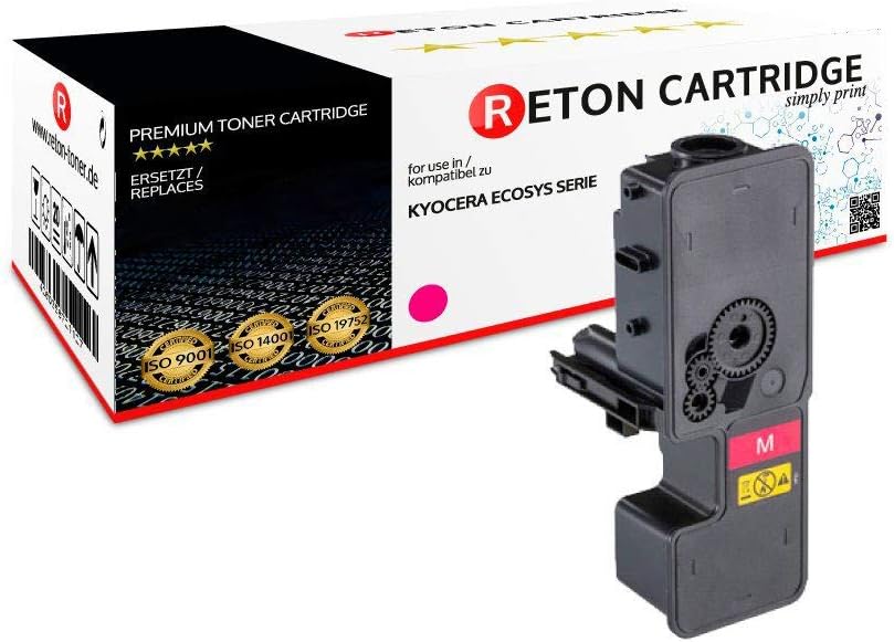 4 Original Reton Toner | 50% höhere Druckleistung | als Ersatz für Kyocera TK-5220 TK-5230 für Kyoce