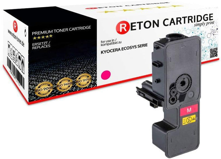 4 Original Reton Toner | 50% höhere Druckleistung | als Ersatz für Kyocera TK-5220 TK-5230 für Kyoce