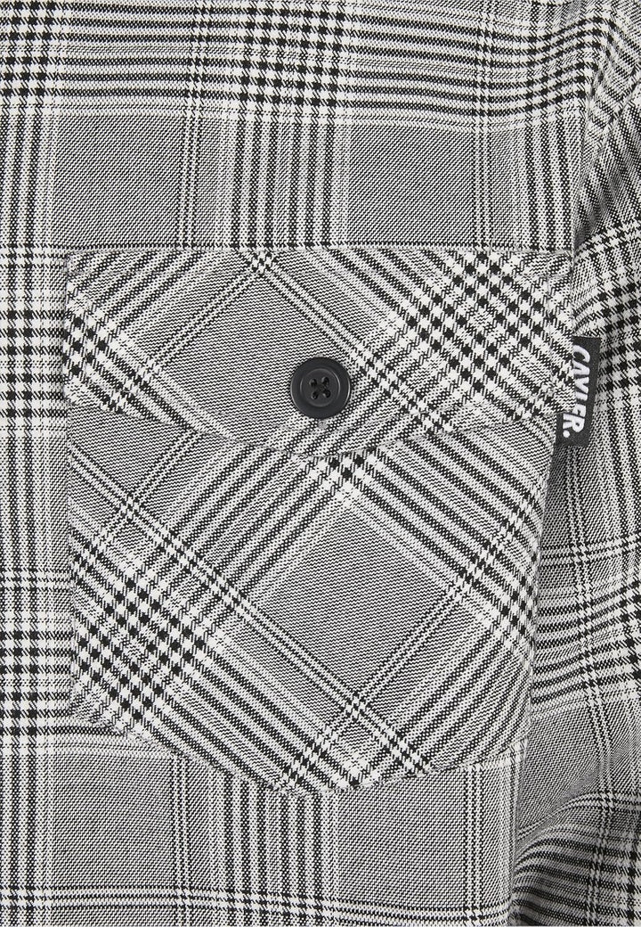 Cayler & Sons Herren Plaid Out Quilted Shirt Jacket XXL black/white, XXL black/white