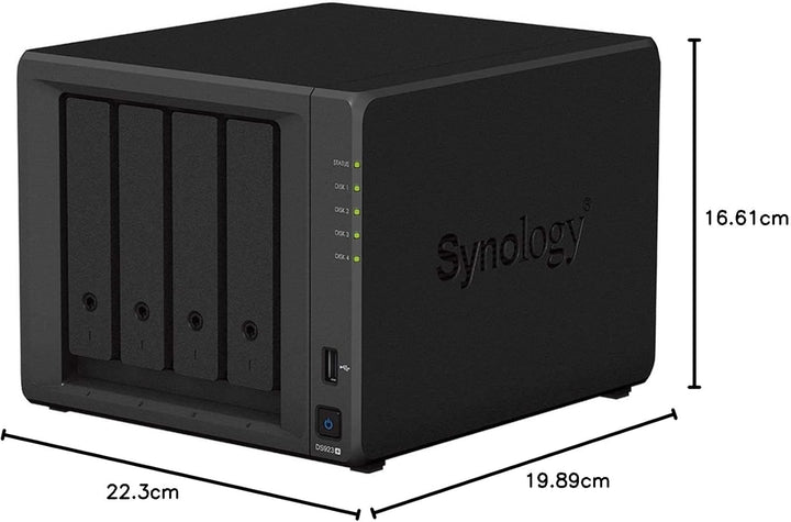 Synology DS923+ 4 Bay Desktop NAS Ryzen R1600 Dual-Core DS923+ ohne HDD´s, DS923+ ohne HDD´s