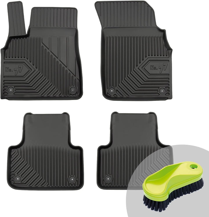 FROGUM No.77 Gummimatten Ganzjahresset von Auto Fussmatten Autofussmatten für Audi Q7 II ab 2015, fü