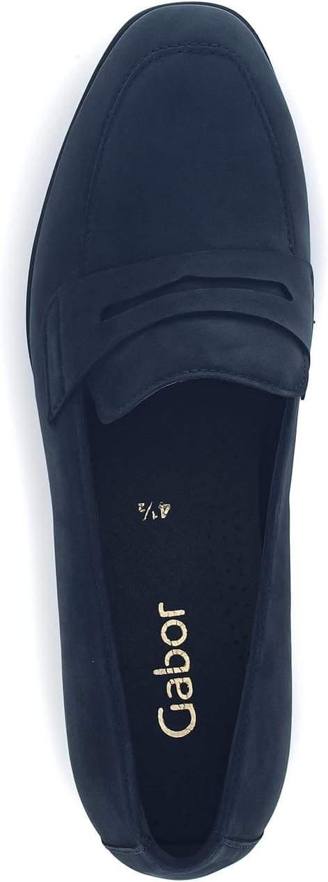 Gabor Damen Slipper, Frauen Slip On 38.5 EU Blau Blue, 38.5 EU Blau Blue