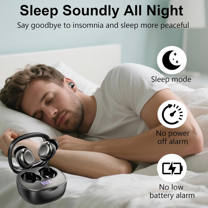 Schlafkopfhörer Bluetooth 5.4 Kopfhörer, 2026 Neue in Ear Mini Kopfhörer Kabellos mit 35 Stunden Akk