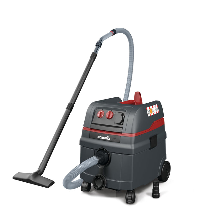 Starmix Nass- und Trockensauger Staubsauger ISC M-1625 Safe, hochwertiger Sauger für Baustelleneinsa