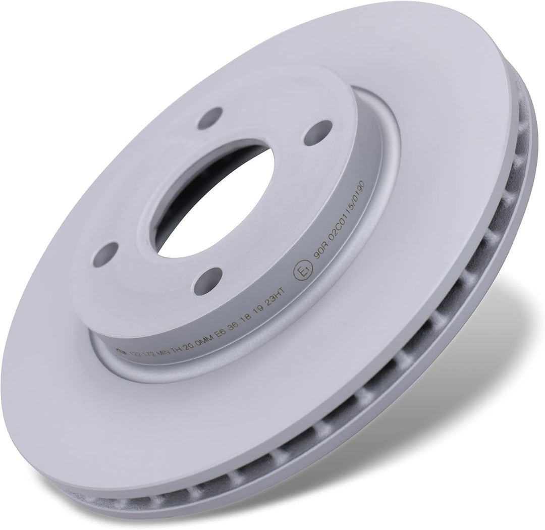 ATE Bremsenset Vorderachse inkl. Bremsscheiben vorne Ø 258 mm belüftet und Bremsbeläge vorne Kompati