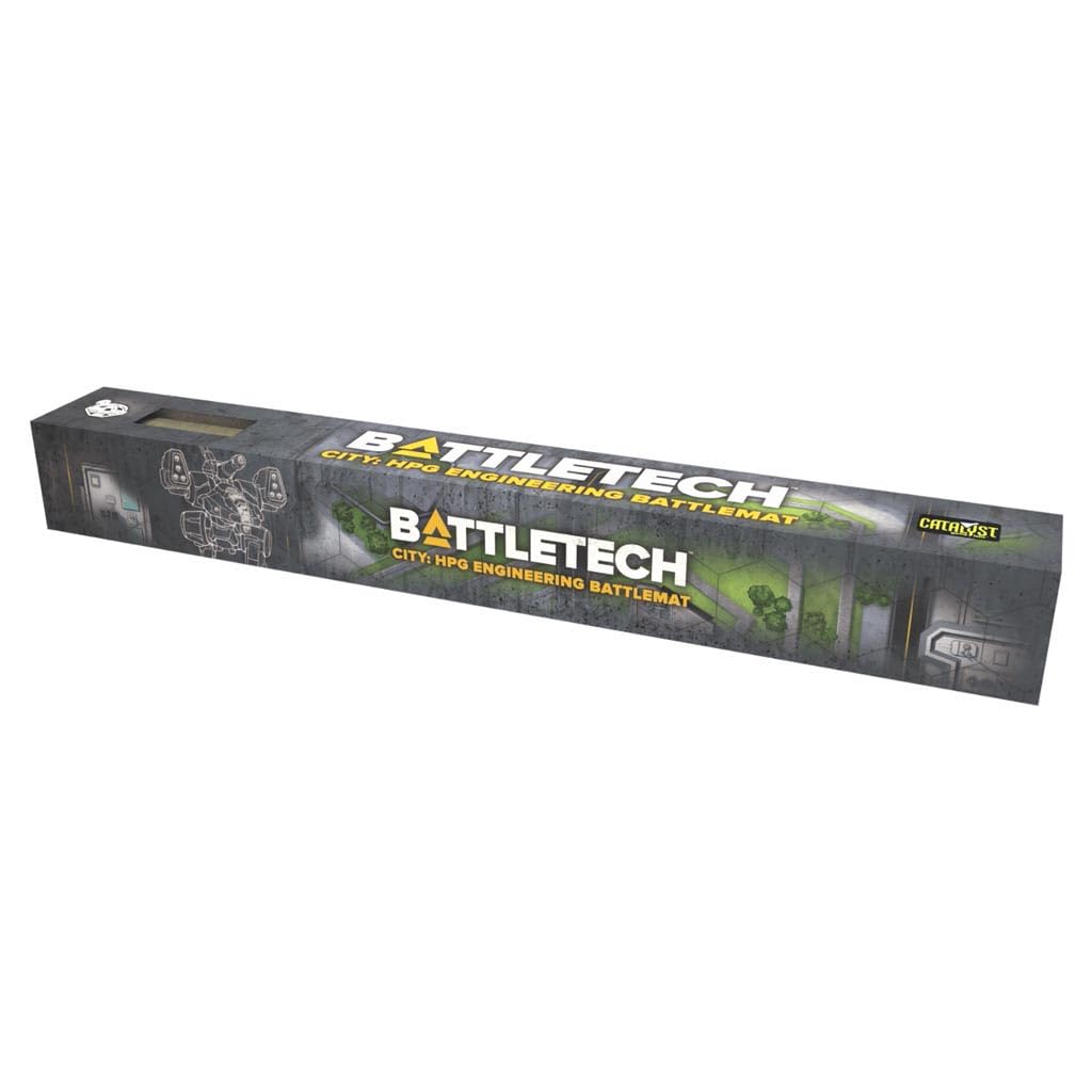 Catalyst Game Labs BattleTech | Battle Mat | City HPG Engineering | Expansion | Miniature Game Ages