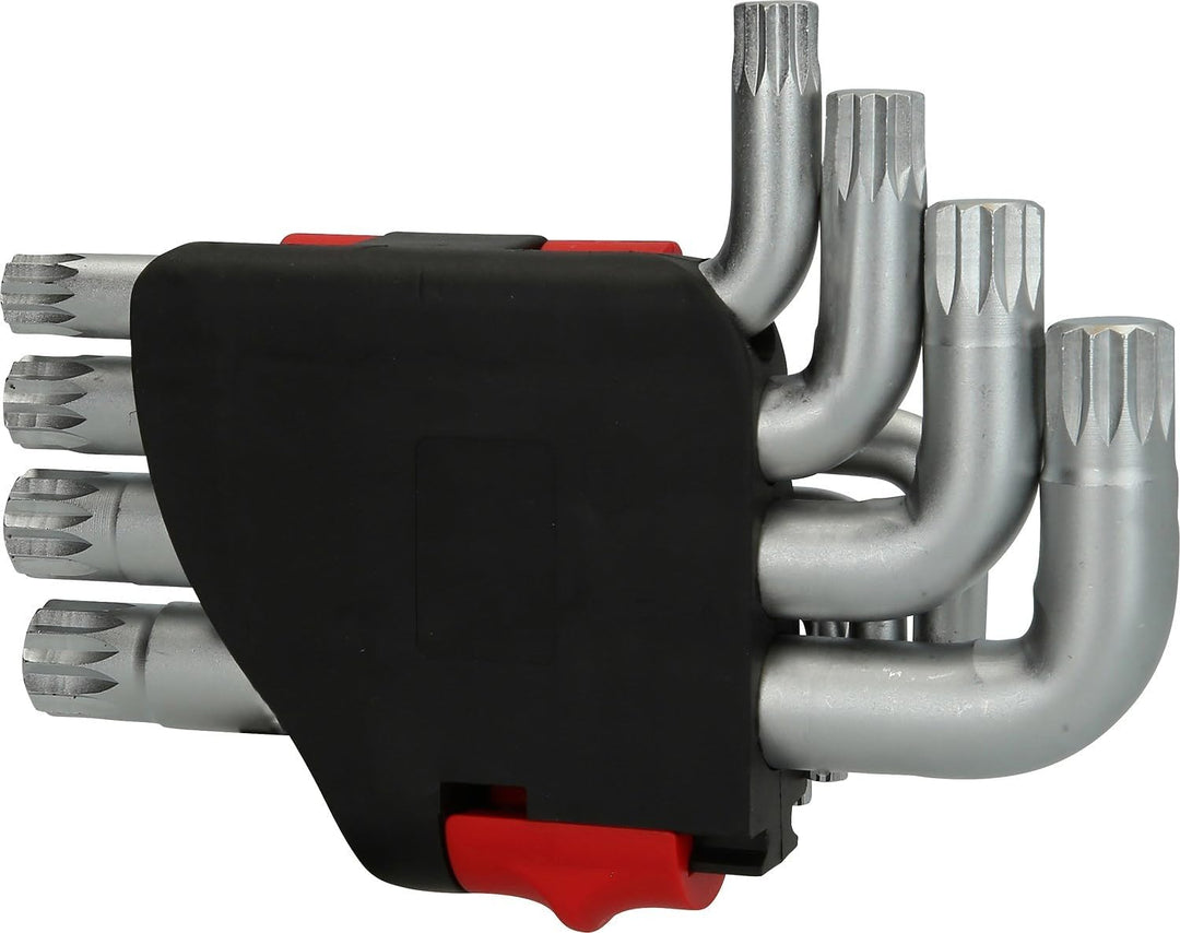 KS Tools 151.4630 XZN-Winkelstiftschlüssel-Satz, kurz, 9-tlg.