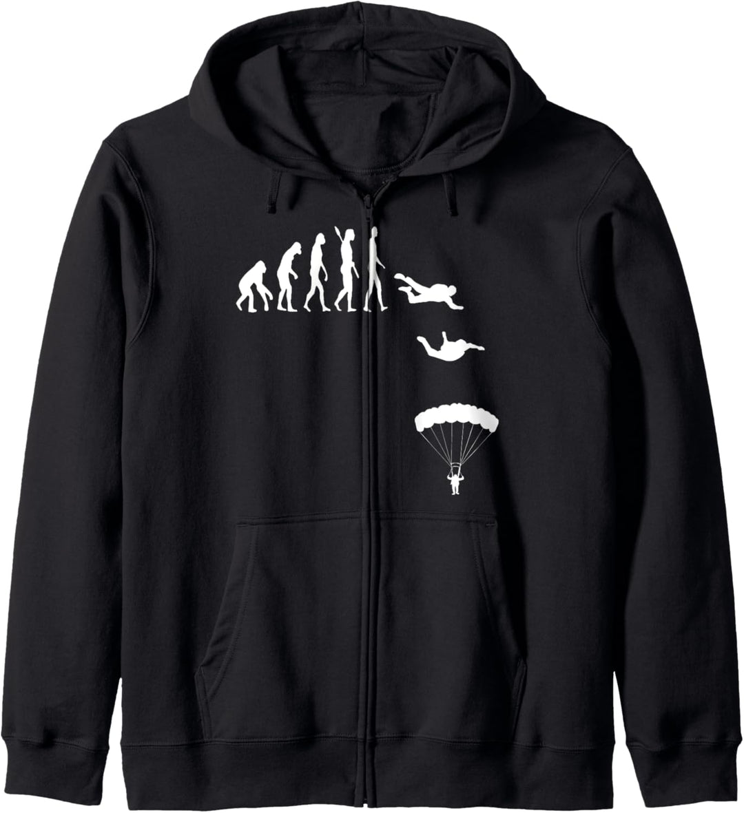 Fallschirm Evolution Fallschirm Entwicklung Kapuzenjacke