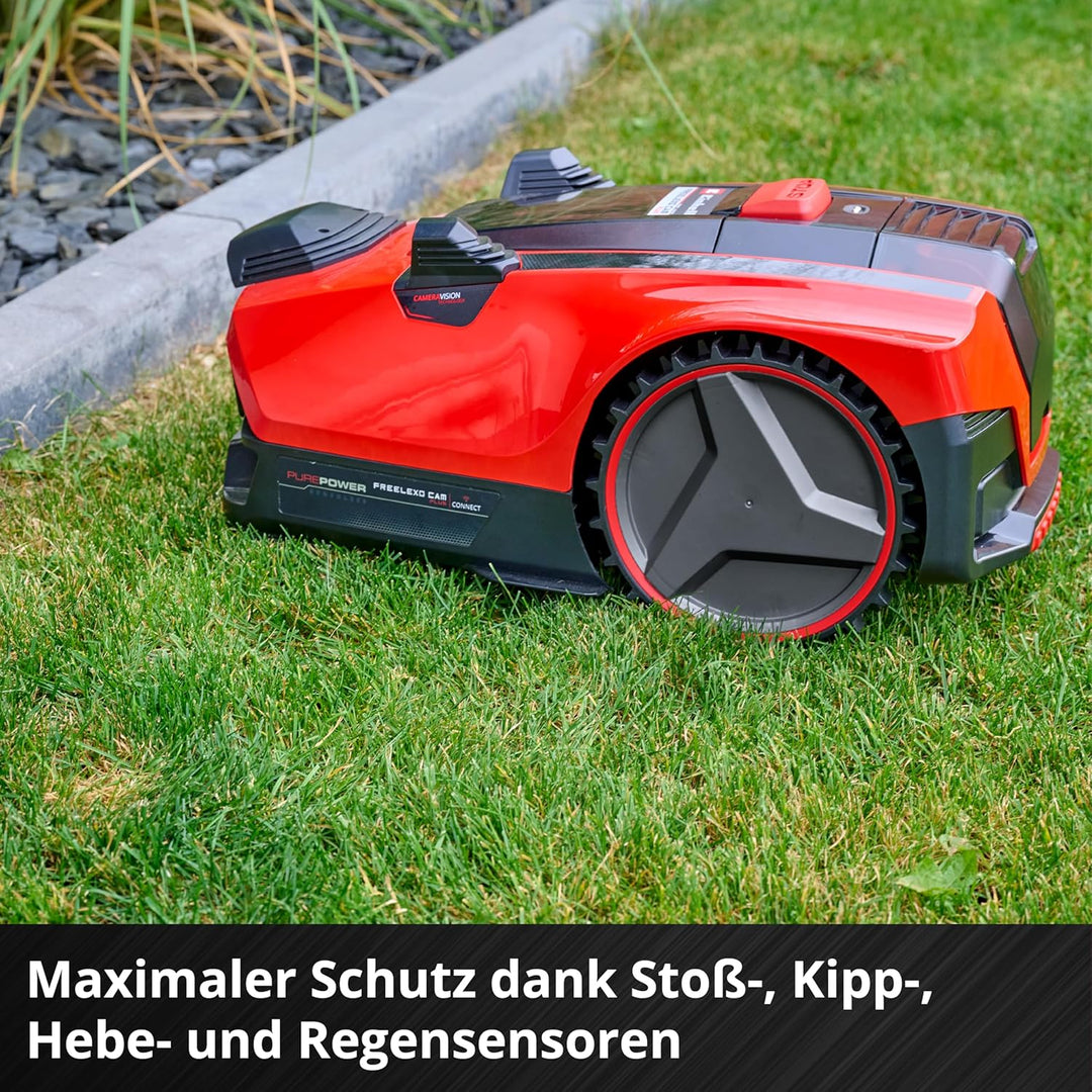 Einhell Mähroboter FREELEXO CAM PLUS 600 Power X-Change (18 V, Kamera statt Begrenzungsdraht, für 60