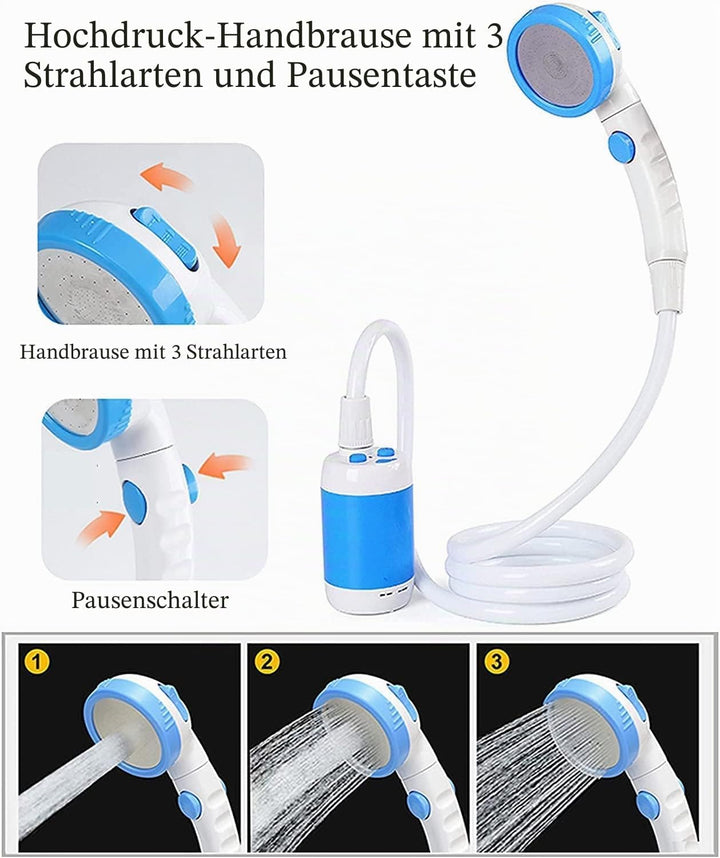 Laserbeak Tragbare Dusche Camping Aussendusche Elektrische Handbrause Elektrische Dusche Camping Ein