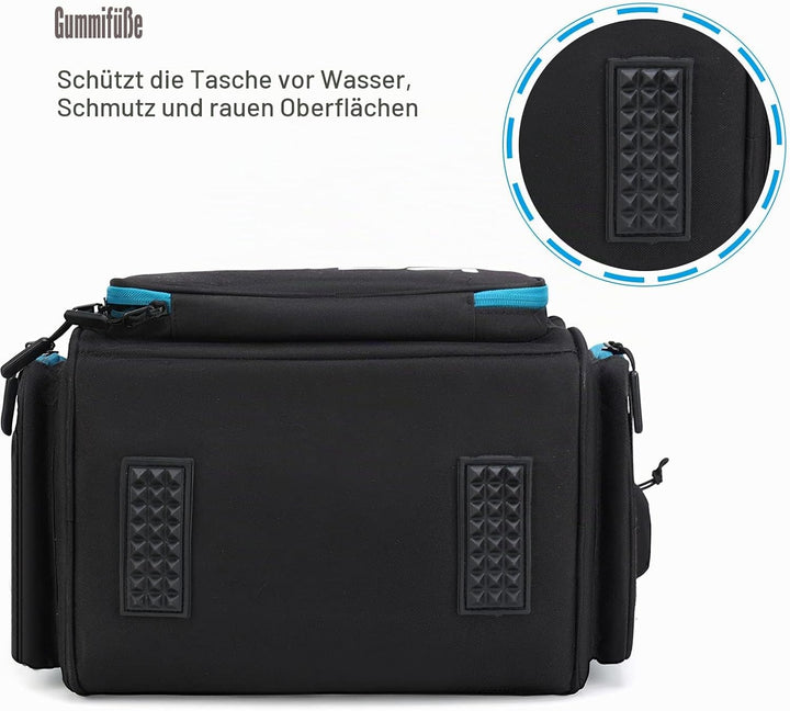 Lixada Angeltasche, Angelrucksack, Grosse Angeltasche Angelrucksack zur Aufbewahrung und Organisatio