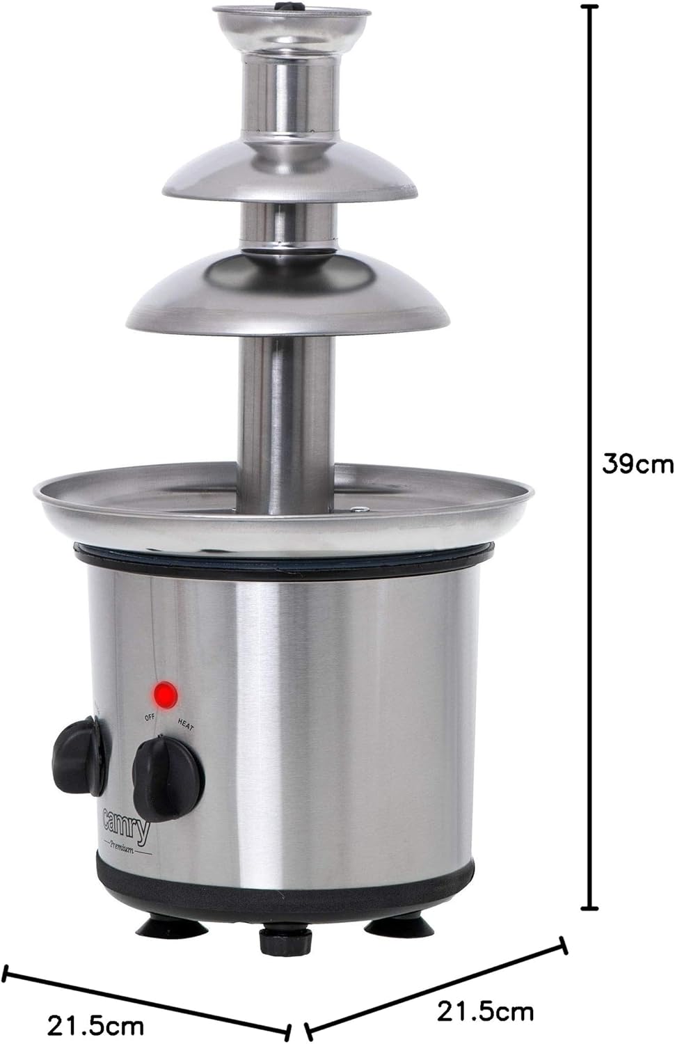 Schokoladenbrunnen, mehrfarbig