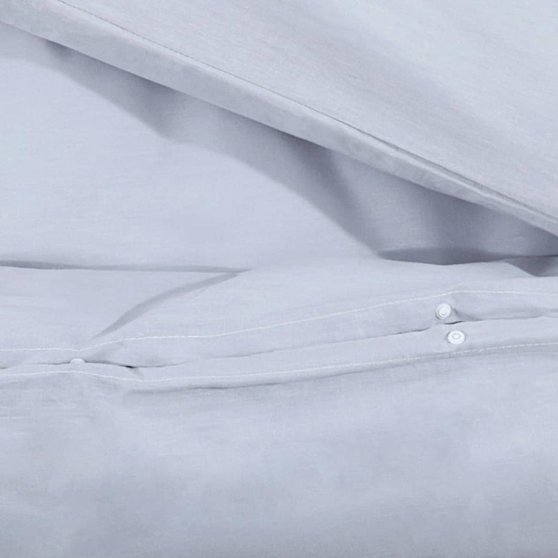 homiuse Bettwäsche-Set Grau 155x220 cm Baumwolle Bettwäsche Winter Kuschel Bettwäsche Baumwolle Bett