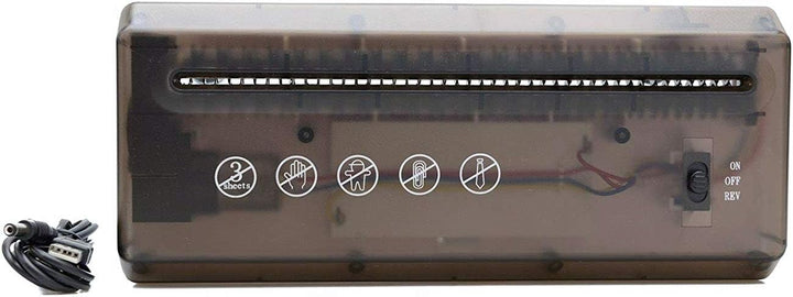 TEMPO DI SALDI Elektrischer Dokumentenschneider, A4-Streifen, mit USB-Anschluss oder Batterien