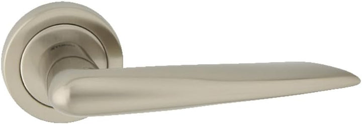 domino Türgriff Drückergarnitur | Türklinke für Zimmertür, Bürotür, Kellertür & Innentür | Türbeschl