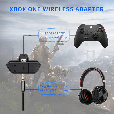 Gugxiom Stereo-Headset-Adapter für Xbox One, für Xbox-Headset-Adapter, für Xbox One-Headset-Adapter,