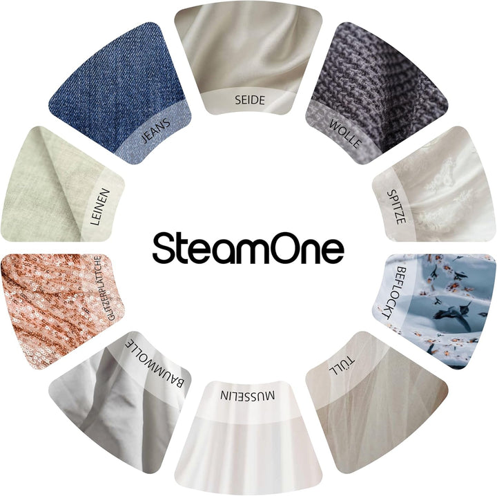 SteamOne - Tragbarer Dampfglätter, 1400 W, 24 g/min – Steamer, Autonomie 11 Minuten (260 ml) – berei