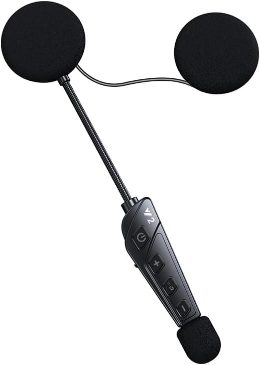 OBEST Bluetooth-Headset für Motorradhelme, Gegensprechanlage für zwei Personen mit einer Reichweite