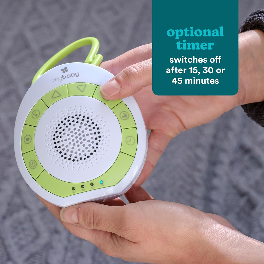 MyBaby SoundSpa Einschlafhilfe Baby - Sound machine, weisses Rauschen & beruhigende Klänge für Kinde